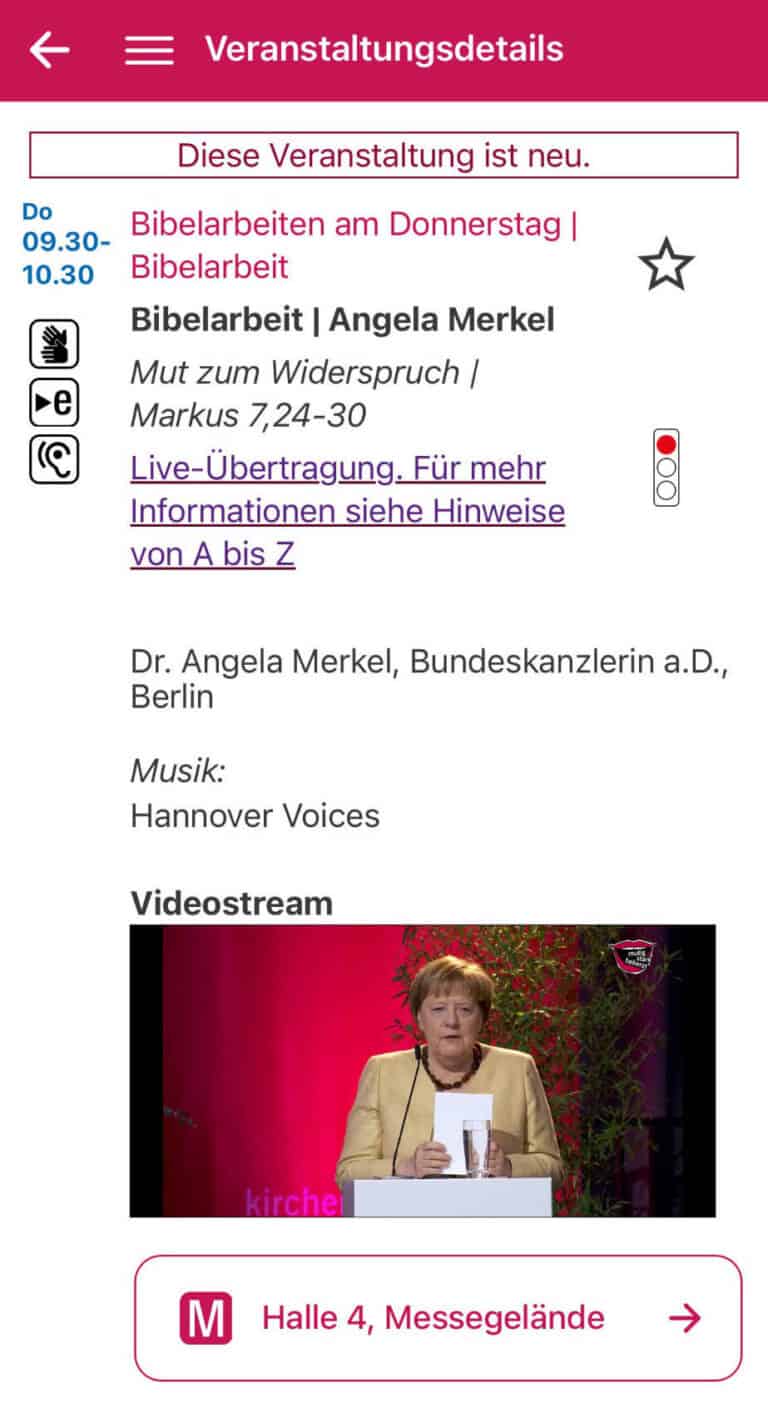 Bibelarbeiten am Donnerstag | Evangelische Schwerhörigenseelsorge bei Kirchentag.
