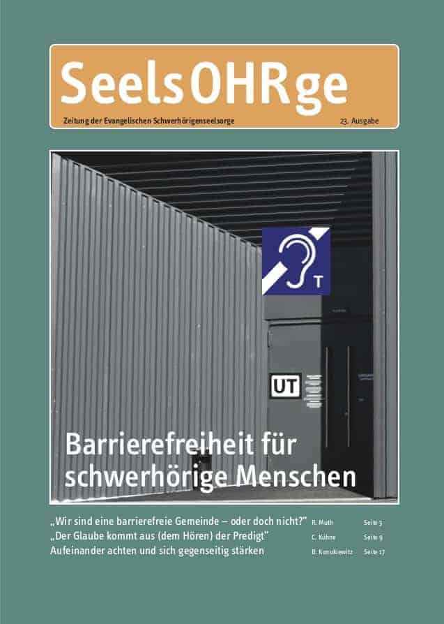 Barrierefreier Eingang mit Hörsignalanlage für schwerhörige Menschen.