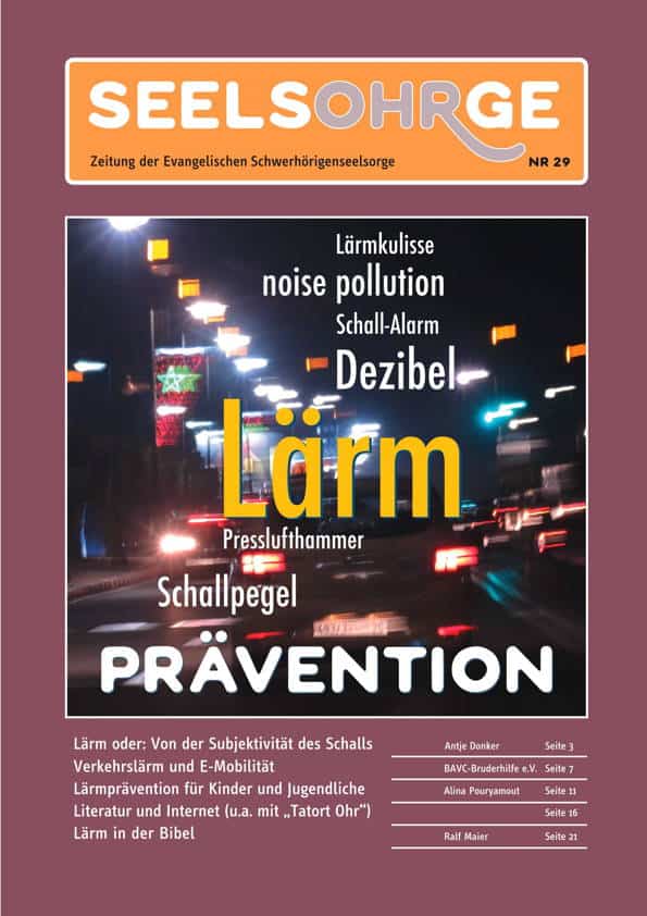 Hörgeräusche und Lärmquellen in der Stadt, visuelle Darstellung von Lärm im urbanen Umfeld.