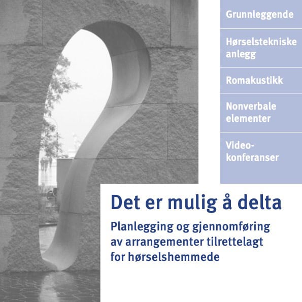 Hörgerät-Design in Form eines Fragezeichens vor einer Steinmauer.